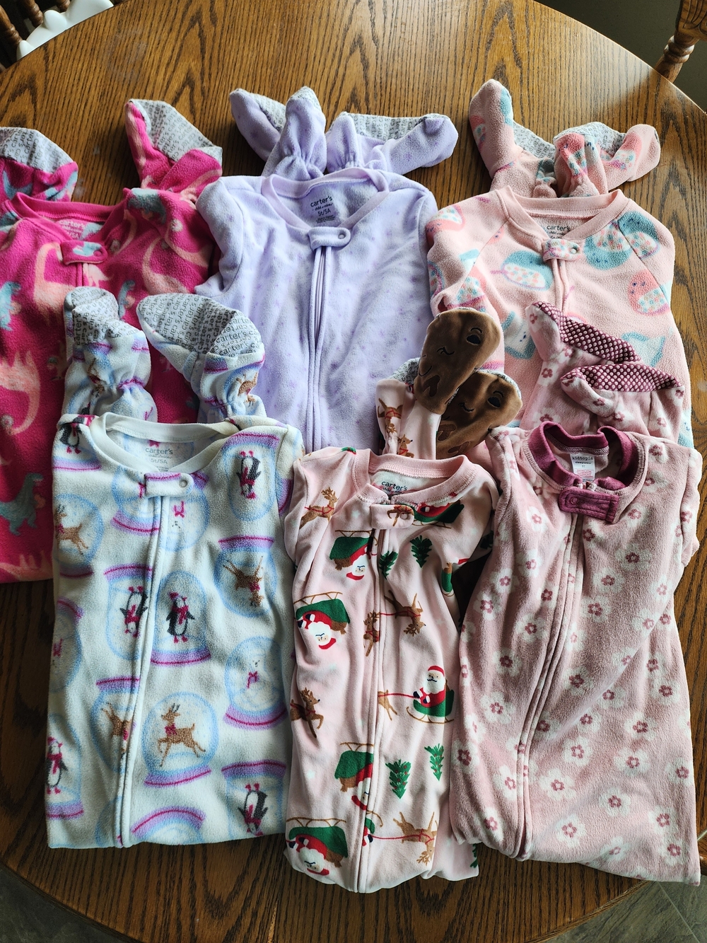 Carter's Fleece Kids Footed Pajamas